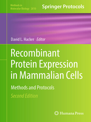 cover image of Recombinant Protein Expression in Mammalian Cells